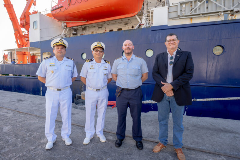 Encontro científico - Embaixada da Alemanha no Brasil celebra chegada do navio Meteor a Fortaleza