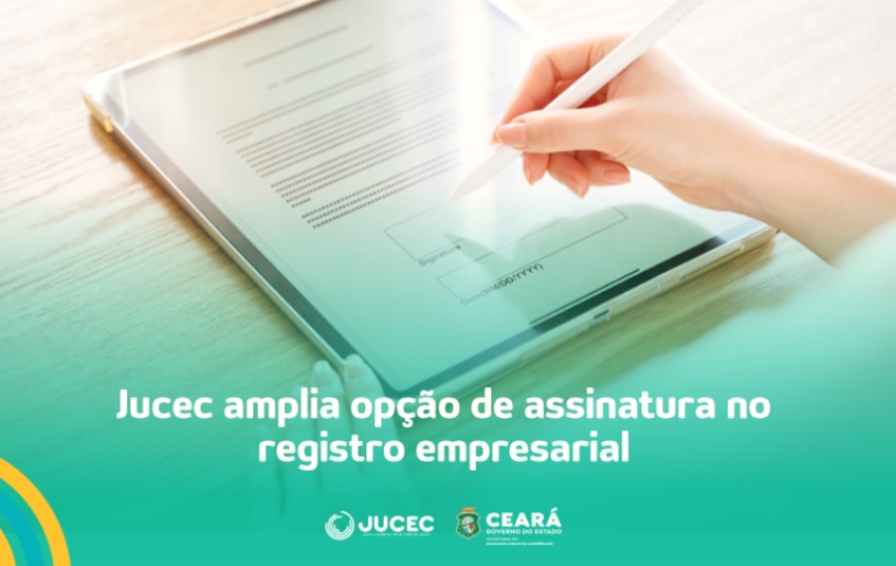 Jucec amplia opção de assinatura digital para realizar o registro de empresas