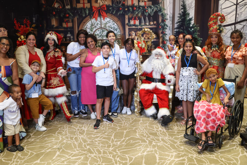 Natal de Esperança - Fairmont Rio de Janeiro e Make-A-Wish® encantam crianças em chá natalino especial