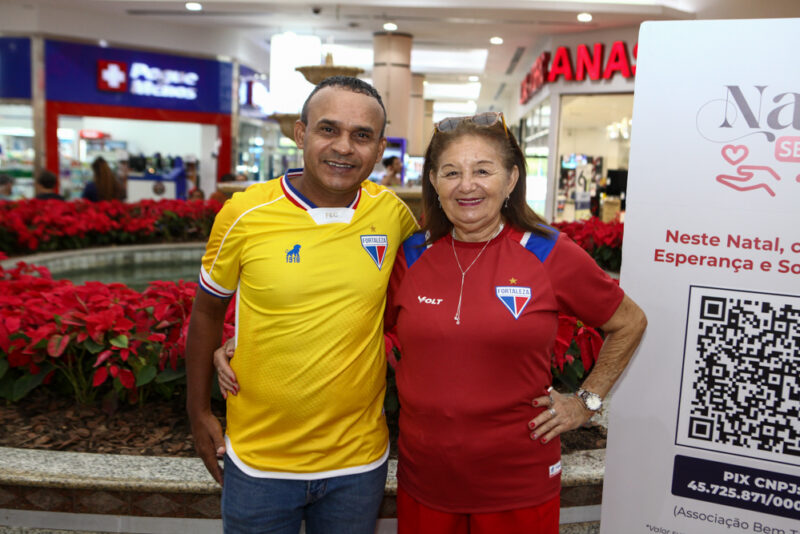 Solidariedade tricolor - Fortaleza Esporte Clube lança ponto de doação da Campanha Natal Sem fome no Iguatemi Bosque