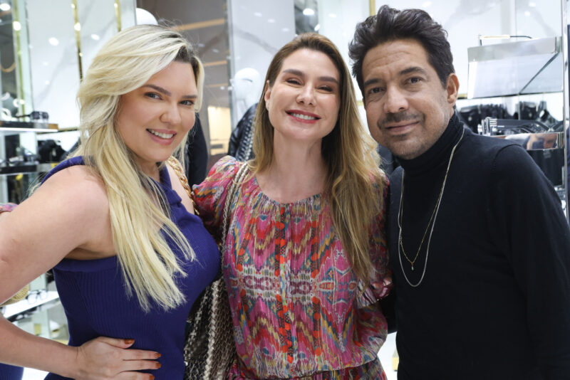 In Rio - Fernanda Rigon reinaugura loja da Philipp Plein no Village Mall com cocktail exclusivo