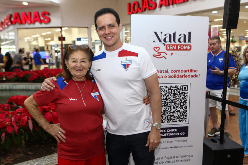 Solidariedade tricolor - Fortaleza Esporte Clube lança ponto de doação da Campanha Natal Sem fome no Iguatemi Bosque