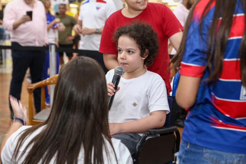 Solidariedade tricolor - Fortaleza Esporte Clube lança ponto de doação da Campanha Natal Sem fome no Iguatemi Bosque