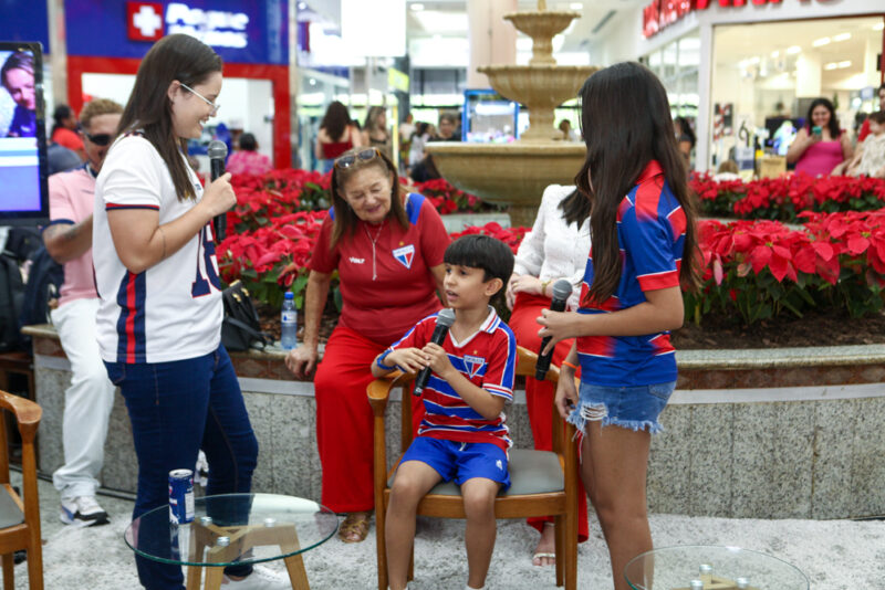 Solidariedade tricolor - Fortaleza Esporte Clube lança ponto de doação da Campanha Natal Sem fome no Iguatemi Bosque