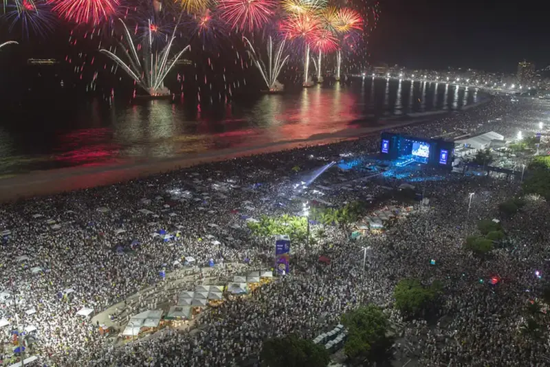 Réveillon De Copacabana Foto Riotur