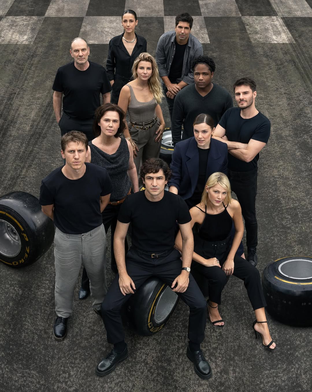 Elenco de "Senna" da Netflix