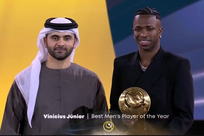 Vini Jr Globe Soccer Awards Foto Globe Soccer Awards