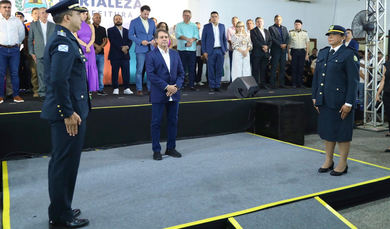 Evandro Leitão anuncia melhorias e nova liderança na Guarda Municipal de Fortaleza