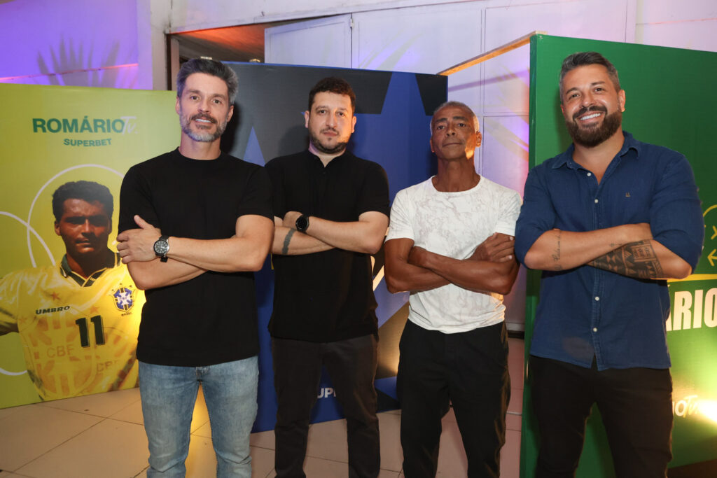 Bruno Martinez, Vitor Zuka, Romário E Rafael Cuia