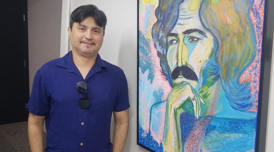 Artista plástico Wanger Santos participa de exposição no Espace Monet-Rollinat, na França