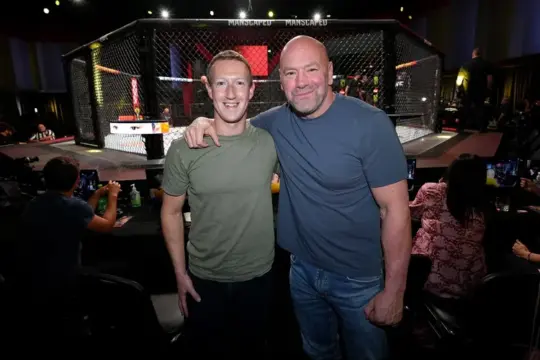 Mark Zuckerberg e Dana White