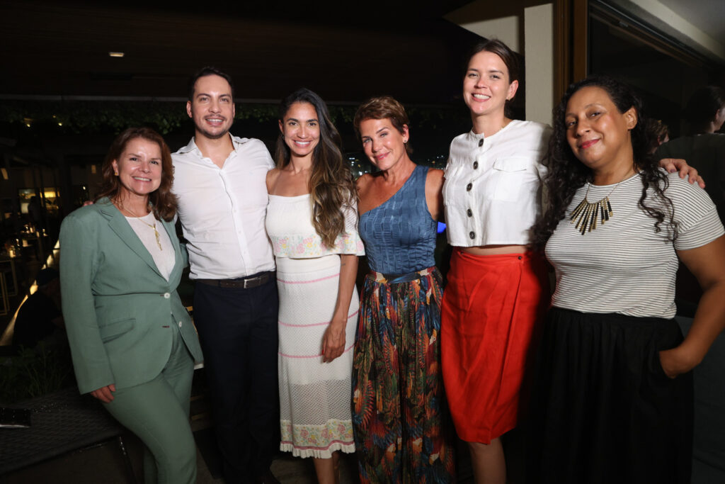 Patrícia, Diego Haidar, Mariana Cardoso, Andrea Veiga, Jeannine, E Vanessa