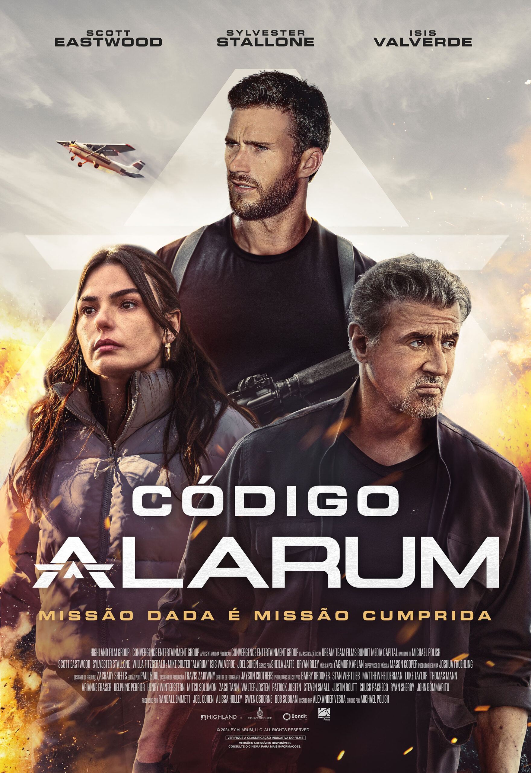 “Código Alarum”: Isis Valverde faz estreia internacional ao lado de Stallone e Scott Eastwood