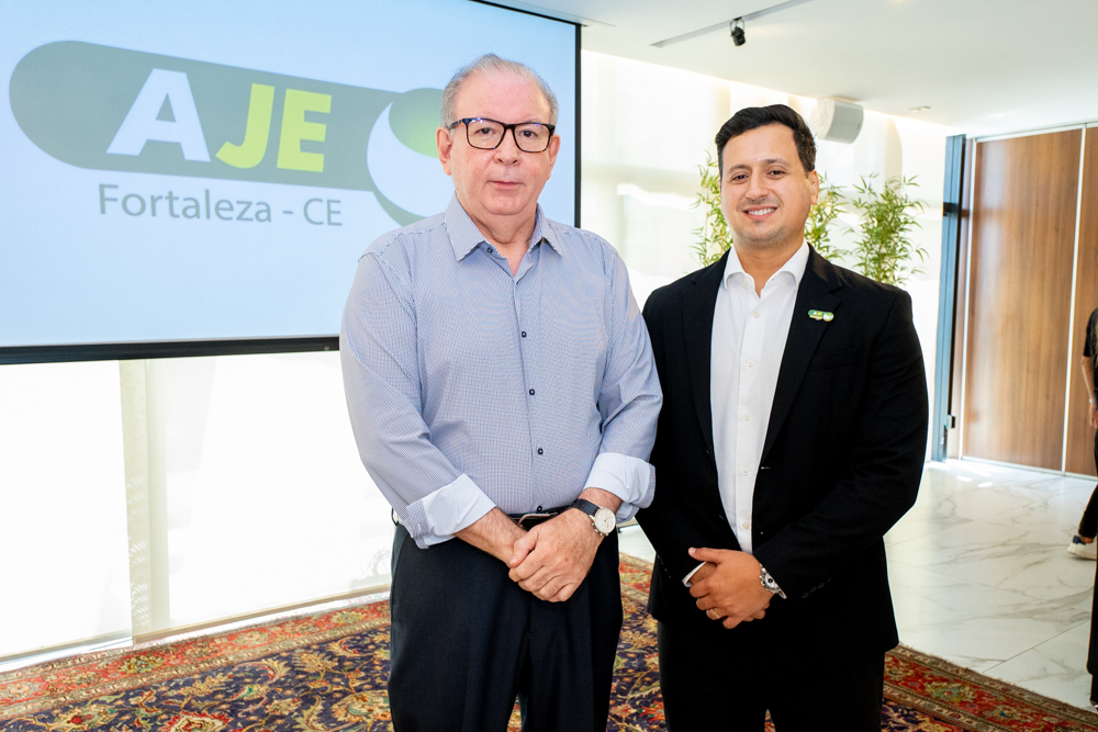 Ricardo Cavalcante apresenta masterplan do hidrogênio verde em almoço da AJE Fortaleza