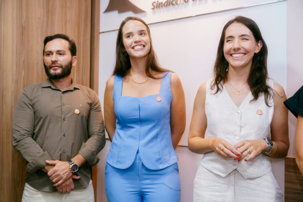 Felipe Martins, Catarina Accioly e Angela Saggin