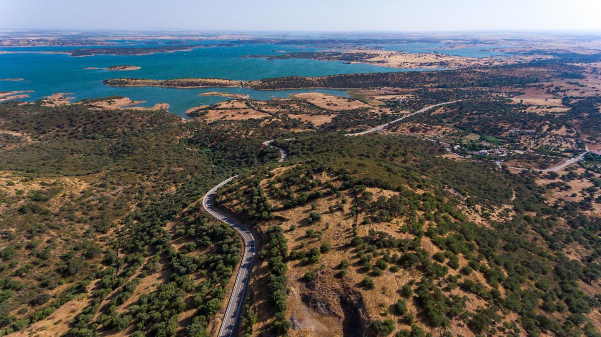 Vista Panorâmica Da Região Do Alqueva Crédito Turismo Do Alentejo