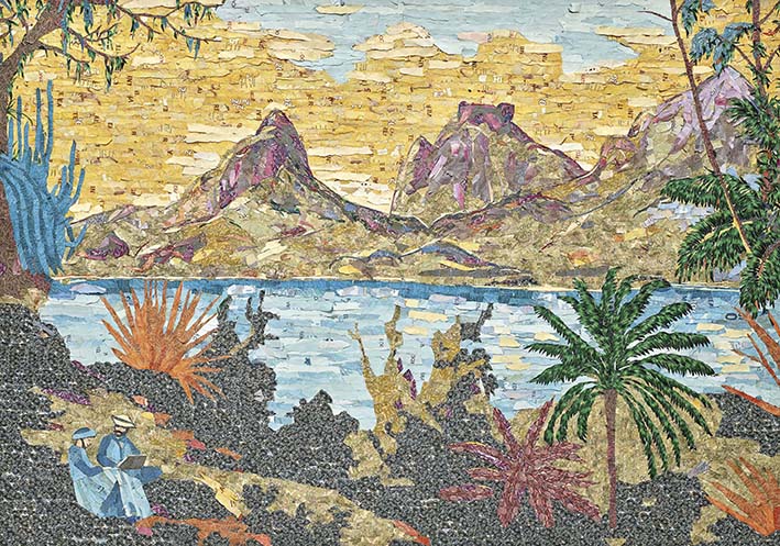 53098 Vik Muniz Lagoa Rodrigo De Freitas, A Partir De Franz Keller Leuzinger (série Dinheiro Vivo) 2023 Impressão Jato De Tinta Em Papel Archival Ed