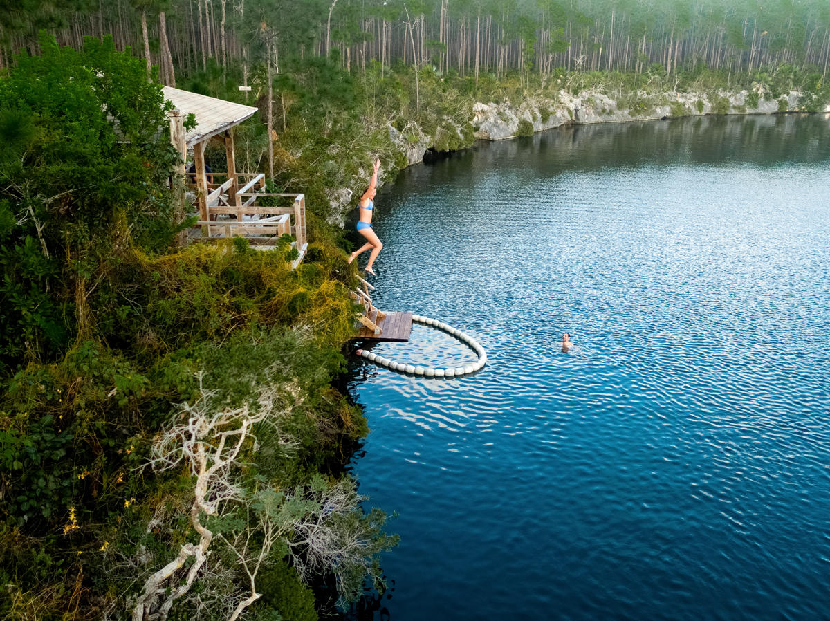 Captain Bill's Blue Hole Em Andros Crédito Bahamas Ministry Of Tourism, Investments And Aviation (bmotia)