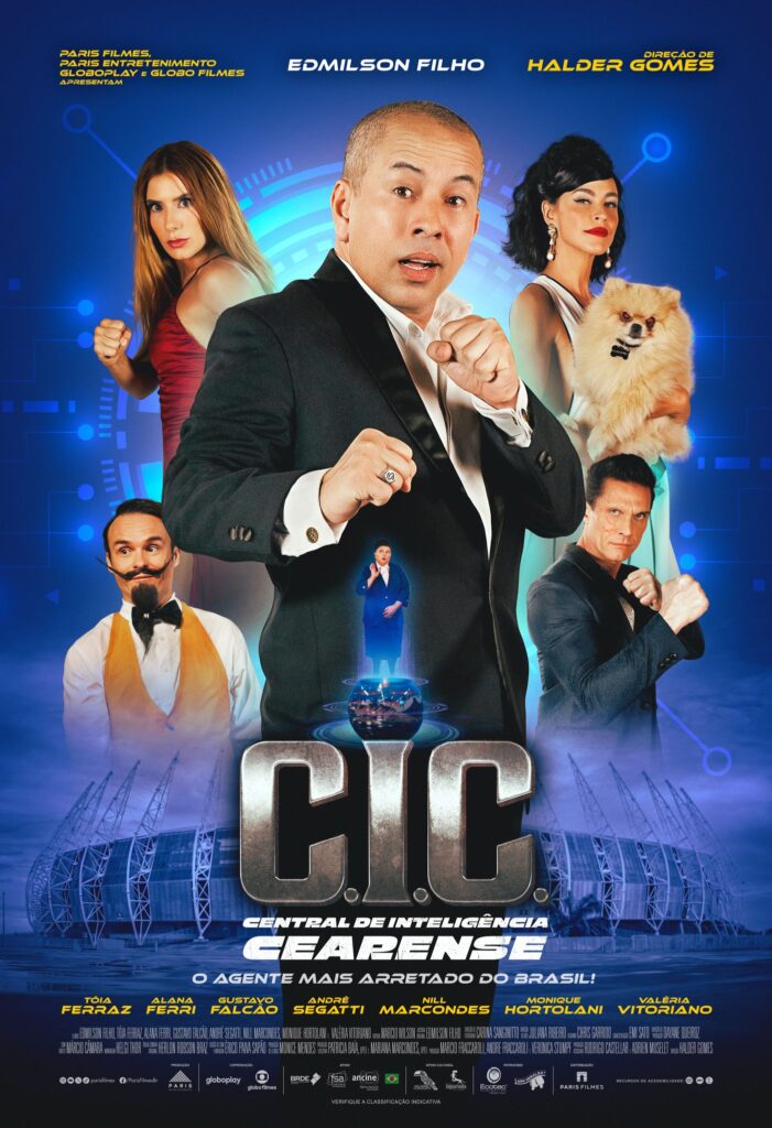 Cartaz Oficial Do Filme C.i.c. Central De Inteligência Cearense