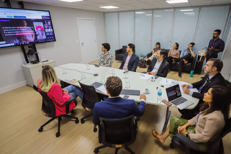 Coletiva De Imprensa Apresentou Nova Parceria Entre Embratur E Tiktok Voltada Ao Desenvolvimento Do Turismo Brasileiro Foto Renato Vaz Embratur