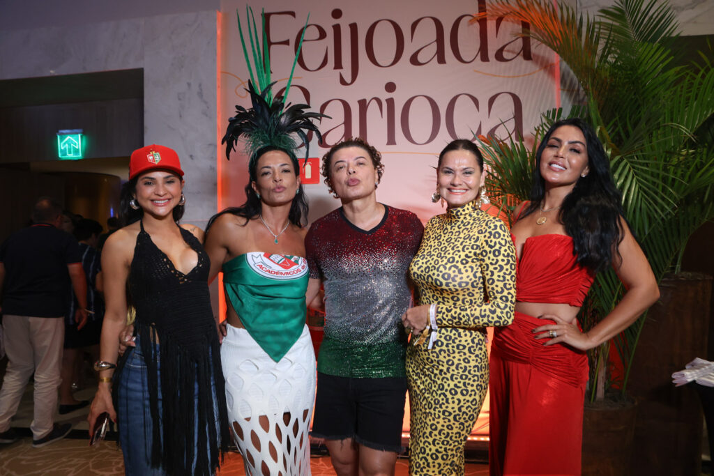 Mileide Mihaile, Denise Santos, David Brazil, Magda Cotrofe E Gardênia Cavalcanti