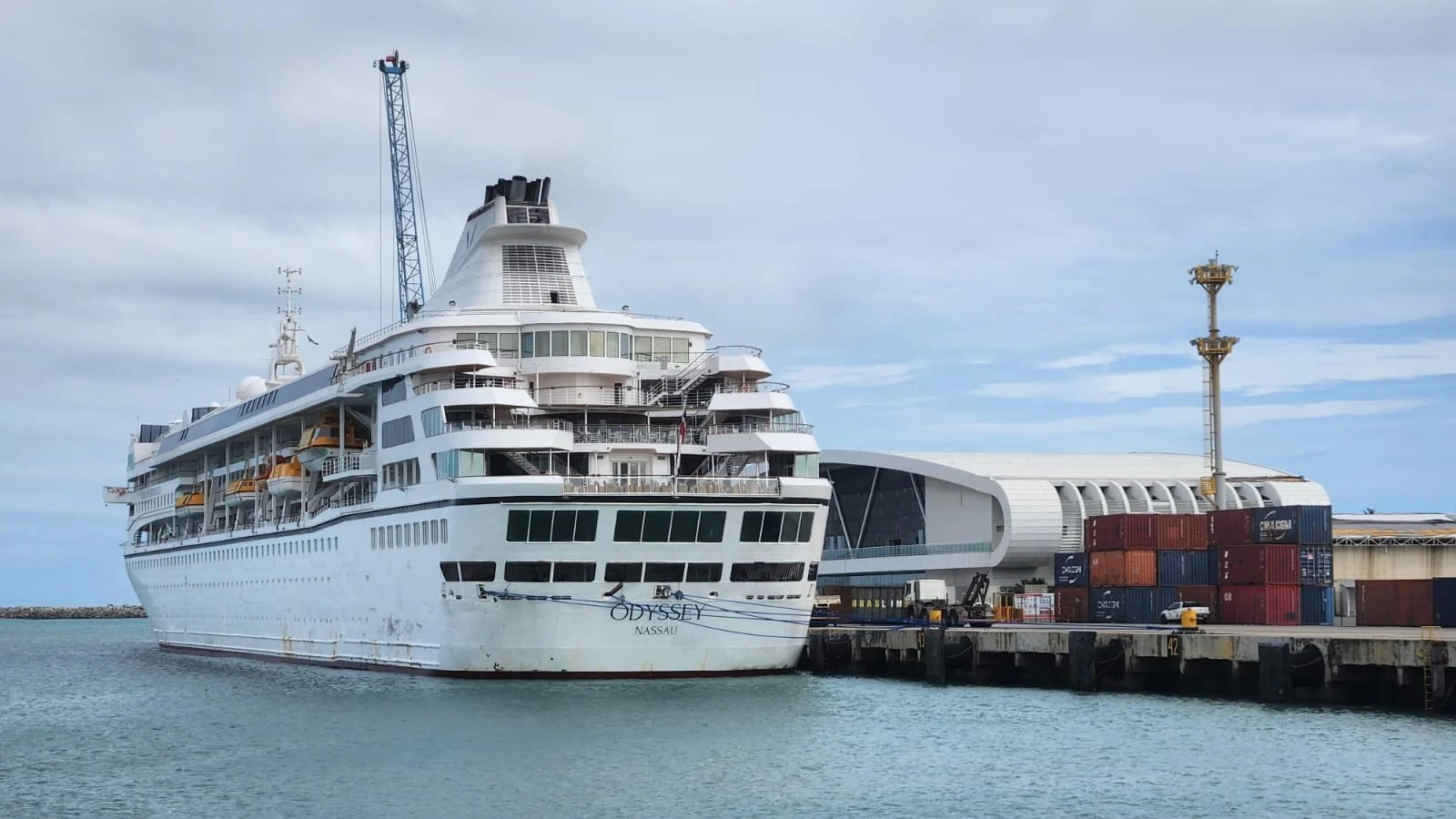 Porto de Fortaleza recebe o 8° navio de cruzeiro da temporada 2024/2025